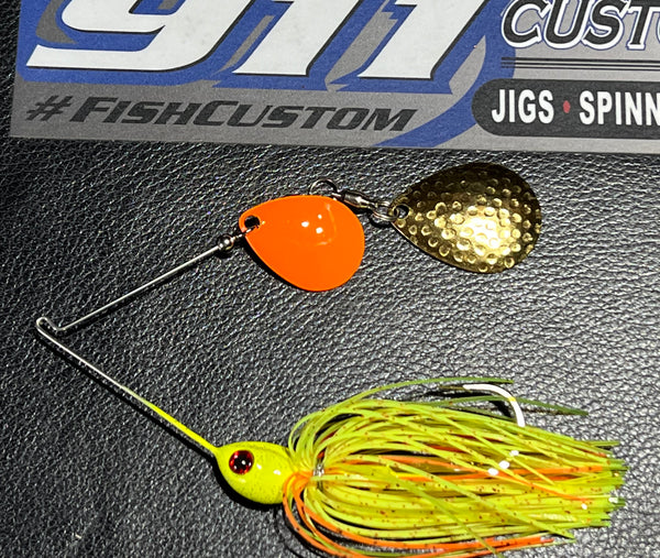 Spinnerbait - Shad Head - Double Willow - Cal's Magic