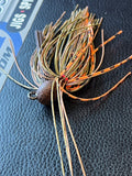 Round Rubber Jig - Hot Craw